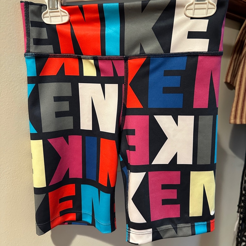 Nike Multicolor Graphic Print Shorts